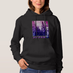 Tokyo Japan Esthetische Vaporwave Japans 90s Stree Hoodie