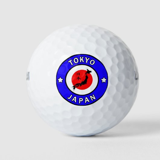 Tokyo Japan Golfballen (Voorkant)