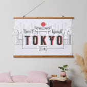 Tokyo Japan Hanging Tapestry Hangend Wandkleed (Slaapkamer)