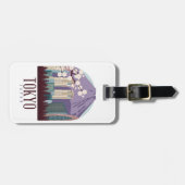 Tokyo Japan Japan Vintage Travel Bagagelabel (Voorkant horizontaal)