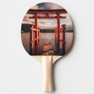 Tokyo Japan Lake Mountains Tafeltennisbatje