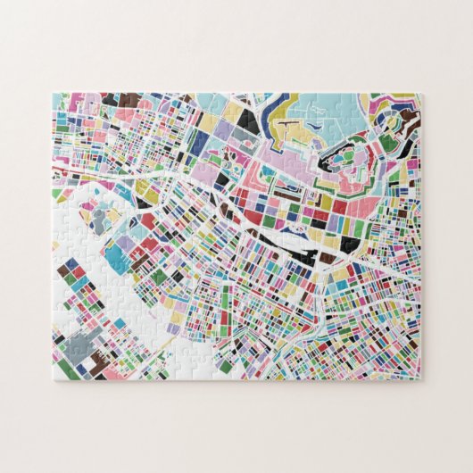 Tokyo Japan Map Legpuzzel (Horizontaal)