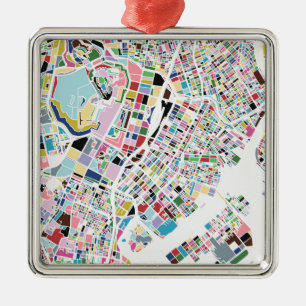 Tokyo Japan Map Metalen Ornament