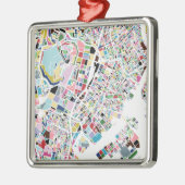 Tokyo Japan Map Metalen Ornament (Links)