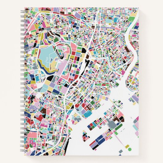 Tokyo Japan Map Notitieboek (Voorkant)