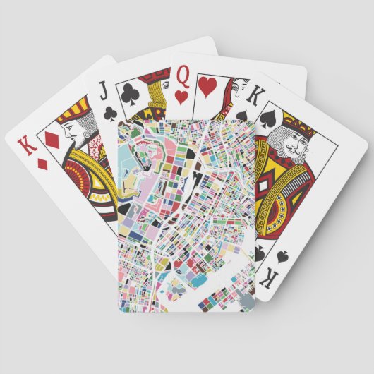 Tokyo Japan Map Pokerkaarten (Achterkant)