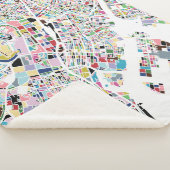 Tokyo Japan Map Sherpa Deken (3/4)