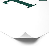 Tokyo Japan Minimalist Travel Poster – Glossy  (Hoek)