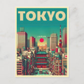 Tokyo Japan reizen  geschenken Briefkaart (Voorkant)