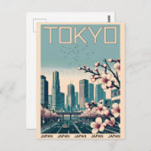 Tokyo Japan reizen  geschenken Briefkaart (Voorkant / Achterkant)