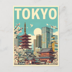 Tokyo Japan reizen  geschenken Briefkaart