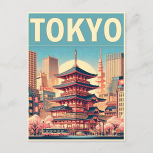 Tokyo Japan reizen  geschenken Briefkaart