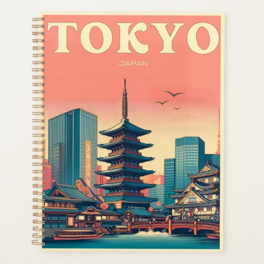 Tokyo Japan reizen geschenken Planner (Voorkant)