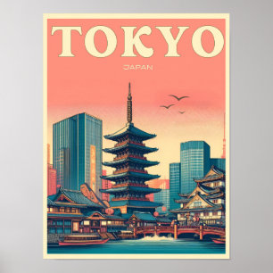 Tokyo Japan reizen  geschenken Poster