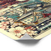 Tokyo Japan reizen geschenken Poster (Hoek)