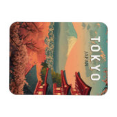 Tokyo Japan Reizen Kunst Vintage Magneet (Horizontaal)
