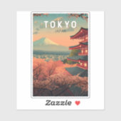 Tokyo Japan Reizen Kunst Vintage Sticker (Vel)