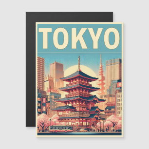 Tokyo Japan reizen  magnitic card geschenken
