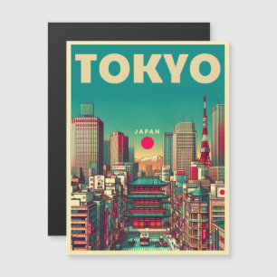 Tokyo Japan reizen  magnitic card geschenken