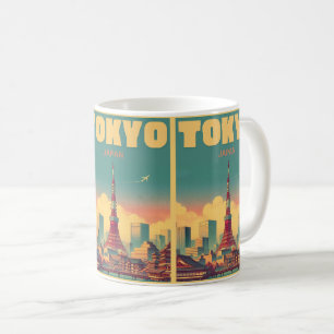 Tokyo Japan reizen  magnitic card geschenken Koffiemok