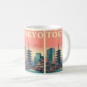 Tokyo Japan reizen magnitic card geschenken Koffiemok