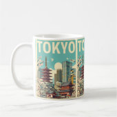 Tokyo Japan reizen  magnitic card geschenken Koffiemok (Links)