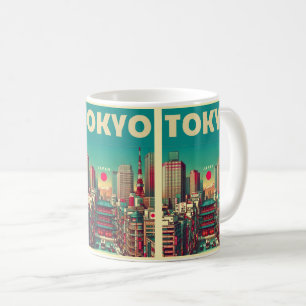 Tokyo Japan reizen  magnitic card geschenken Koffiemok