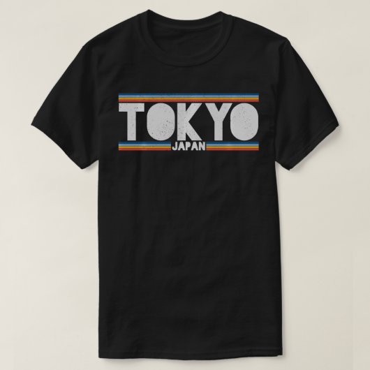 Tokyo Japan  Retro Japans Souvenir Gift T-shirt (Design voorkant)
