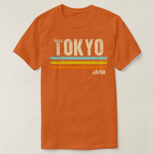 Tokyo Japan Retro T-shirt (Design voorkant)