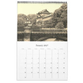 tokyo japan sepia 2026 kalender (Jan 2027)