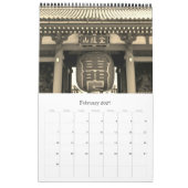 tokyo japan sepia 2026 kalender (Feb 2027)