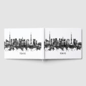 Tokyo Japan Skyline BW Gastenboek (Volledig)