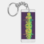 Tokyo Japan Skyline Sleutelhanger (Voorkant Links)
