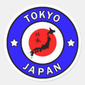 Tokyo Japan sticker (Voorkant)