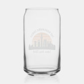 Tokyo Japan Sunset Custom Vakantie Souvenir Blikvorm Glas (Achterkant)