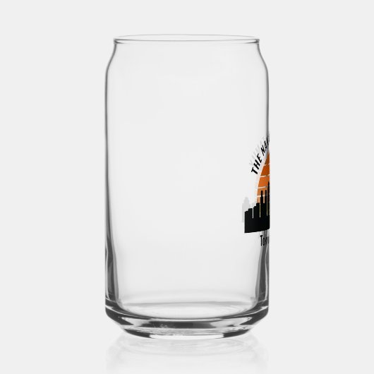 Tokyo Japan Sunset Custom Vakantie Souvenir Blikvorm Glas (Rechts)