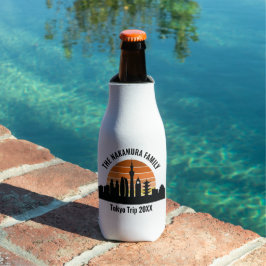 Tokyo Japan Sunset Custom Vakantie Souvenir Flesjeskoeler