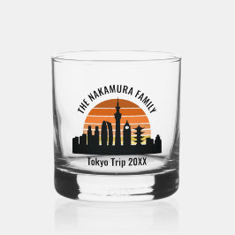Tokyo Japan Sunset Custom Vakantie Souvenir Whisky Glas