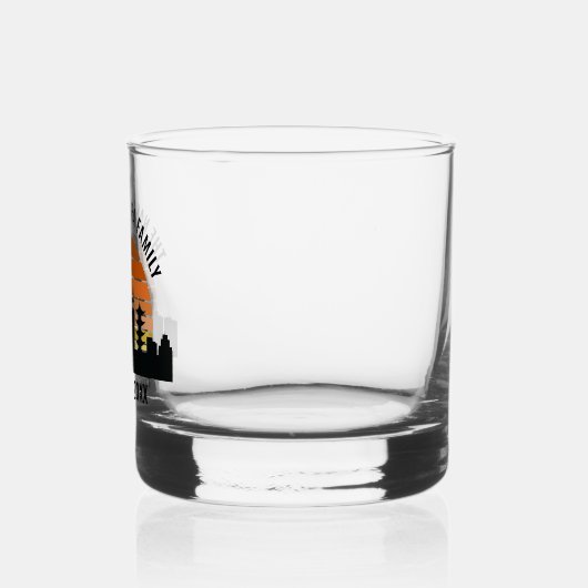 Tokyo Japan Sunset Custom Vakantie Souvenir Whisky Glas (Links)
