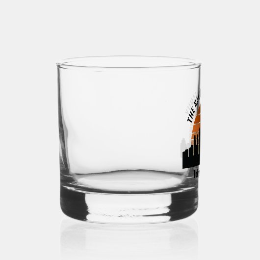 Tokyo Japan Sunset Custom Vakantie Souvenir Whisky Glas (Rechts)