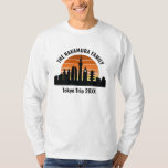 Tokyo Japan Sunset Customized Long Sleeve T-shirt<br><div class="desc">Personalized Tokyo Japan skyline at sunset long sleeve t-shirts for your vacation to this cool metropolis. Always remember your trip with this customized city keepsake souvenir.</div>