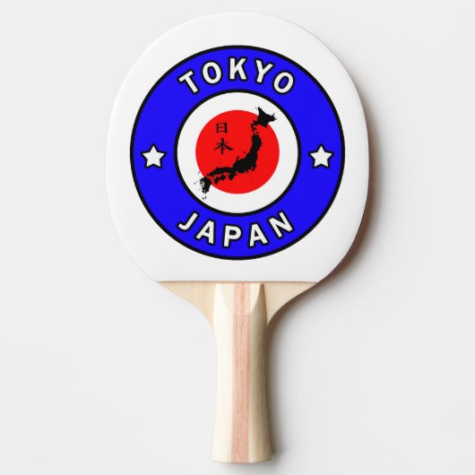Tokyo Japan Tafeltennisbatje (Voorkant)