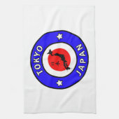 Tokyo Japan Theedoek (Verticaal)