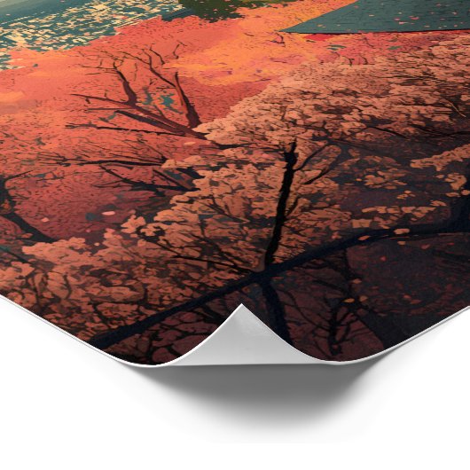 Tokyo Japan Travel Art Vintage Poster (Hoek)