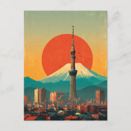 Tokyo Japan vintage Briefkaart