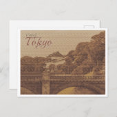 TOKYO JAPAN VINTAGE BRIEFKAART (Voorkant / Achterkant)
