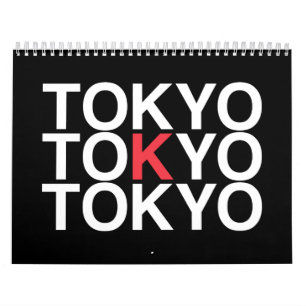 TOKYO Japanse vlag Kalender