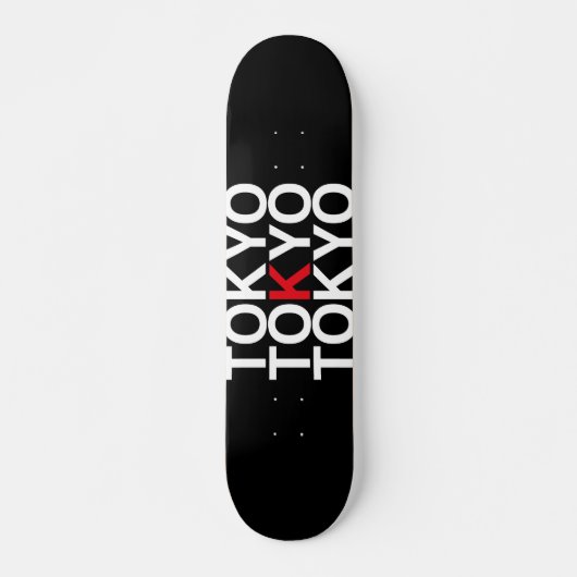 TOKYO Japanse vlag Persoonlijk Skateboard (Voorkant)
