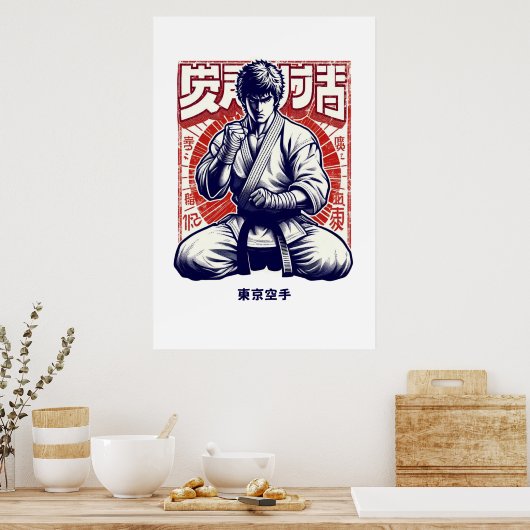 Tokyo Karate Poster (Keuken)