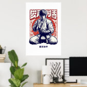 Tokyo Karate Poster (Thuiskantoor)